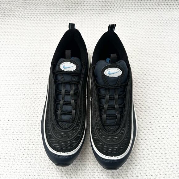 Nike Air Max 97 Men Black University Blue Dark Obsidian Sneakers 10.5 DQ3955 - Picture 5 of 12